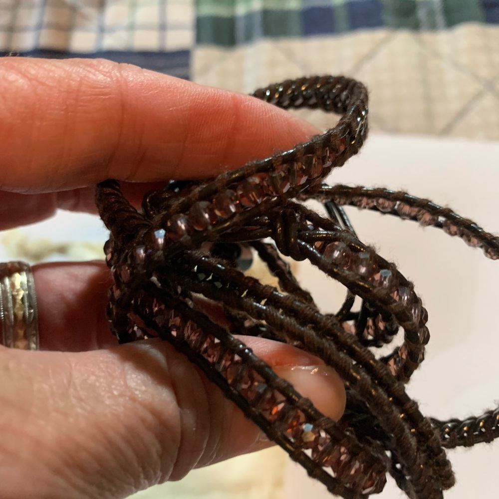 Brown Beaded Bracelets